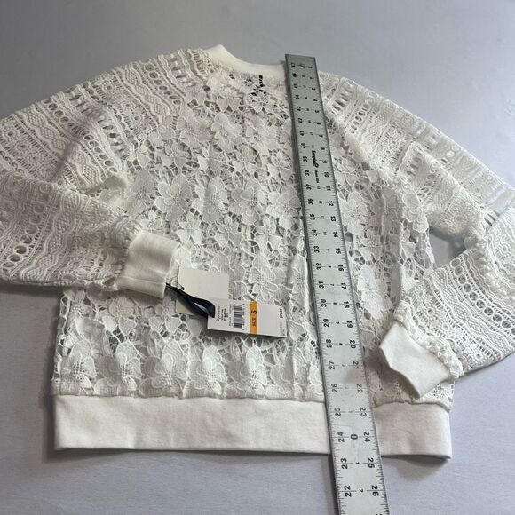 NWT Skye’s The Limit White Lacey Jacket Size Small New - Picture 5 of 9